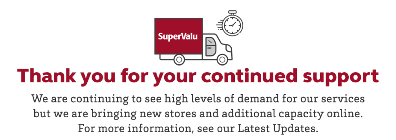  SuperValu and Tesco are working hard to match capacity to demand